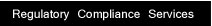 Federal Regulatory Compliance Consulting Services